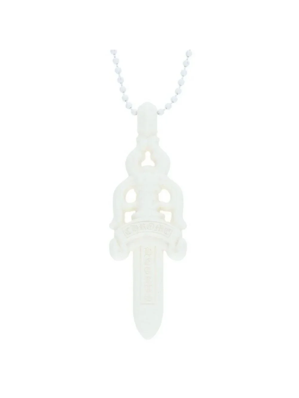 Chrome Hearts Rubber Large Dagger Silicone Necklace
